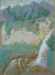 チッテンガ滝の断片